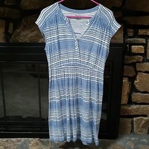Blue Striped Dress
